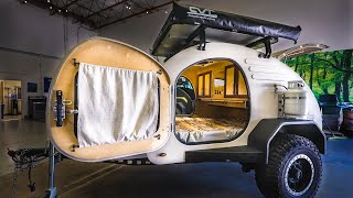 quotEscape the Ordinaryquot Rugged Minimalist Teardrop Camper [upl. by Laurena]