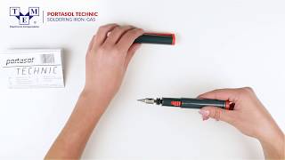 PORTASOL TECHNIC gas soldering iron UNBOXING [upl. by Llerroj]