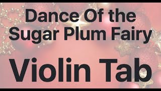 Learn Dance Of the Sugar Plum Fairy on Violin  How to Play Tutorial [upl. by Hilar]