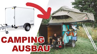 Camper aus Anhänger bauen  Anleitung DIY [upl. by Natalina253]