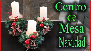 HERMOSO CENTRO DE MESA RUSTICO  Navidad  Por si no lo viste🎄 Navidad DIY🎄 [upl. by Wilburt]