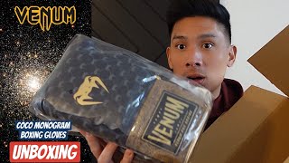 Venum COCO Monogram Pro Boxing Gloves UNBOXING AND FIRST LOOK [upl. by Lenes]