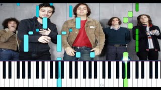 Someday  The Strokes  Piano Tutorial  Sheet Music [upl. by Einamrej339]