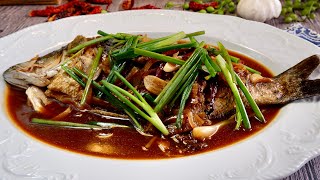 The Easiest Chinese Braised Fish Recipe U Must Learn 红烧鱼 How to Fry Fish in Wok Without Sticking [upl. by Elysia]