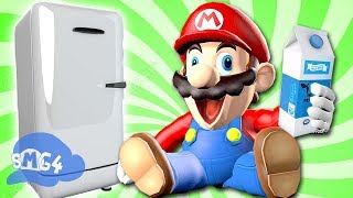 SMG4 Mario Goes to the Fridge to Get a Glass Of Milk [upl. by Aseral]