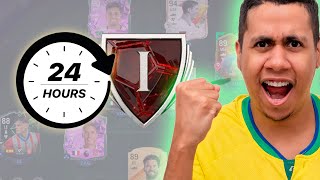 PEGUEI RANK 1 COM O quotTIME DE 24HSquot NO MM DO FUT CHAMPIONS DO EA FC 24 [upl. by Farkas]