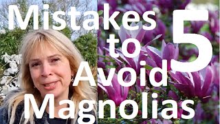 Avoid These 5 Five Mistakes When Growing and Planting Magnolias [upl. by Enajharas]