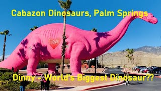 Cabazon Dinosaurs  World’s Biggest Dinosaur Palm Springs [upl. by Godspeed705]