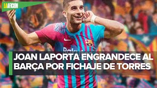 El Barcelona a vuelto con la presentación de Ferran Torres  El ángulo Seefoo [upl. by Sigfrid760]