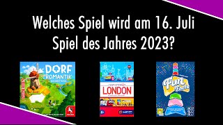 Spezial  SPIEL DES JAHRES 2023  Die Nominierten  Stimmung  Spiel doch mal [upl. by Dot]