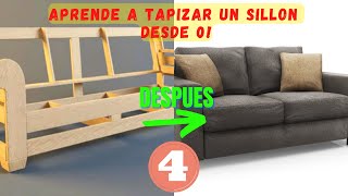 COMO TAPIZAR SOFA DE COMEDOR  CAP 4 [upl. by Sehcaep]