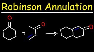 Robinson Annulation Reaction Mechanism [upl. by Ecnaled]