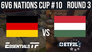 ETF2L TF2 6v6 Nations Cup 10  Group Stage Round 3 Germany vs Hungary [upl. by Otrebile]