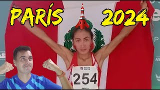 Thalia Valdivia clasificada con record nacional de PERU a París 2024 [upl. by Afrikah982]