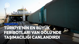 Türkiye’nin en büyük feribotları Van Gölü’nde hizmet veriyor  ❝4 geminin taşıdığını 1 gemi taşıyor❞ [upl. by Aisor]