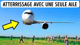 L’avion Qui A Atterri Avec Une Seule Aile [upl. by Gunning]