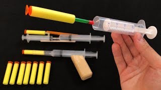 3 incredible ideas How to Make a Toy Gun Using Syringes [upl. by Docile457]