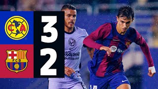 HIGHLIGHTS  CLUB AMERICA 3 vs 2 FC BARCELONA  DALLAS FRIENDLY [upl. by Philbin81]