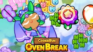 HYDRANGEA COOKIE COMPLETE RAINBOW RANK TRIAL Cookie Run OvenBreak [upl. by Ydne]