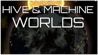 Stellaris  22 Hiveworlds and Machineworlds New stuff for Utopia and SynthDawn [upl. by Rennold]