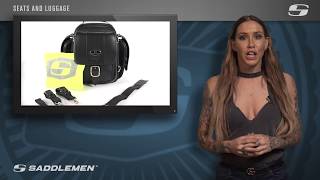 CD1750 Sissybar Bag  Product Overview  Saddlemen [upl. by Kolva455]