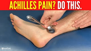 How to Relieve Achilles Tendonitis in SECONDS [upl. by Asilim993]