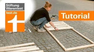 Tutorial SelbstbauLattenrost besser als 1000EuroKonkurrenz Test Lattenroste Stiftung Warentest [upl. by Cirdla]