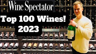 WINE SPECTATORS Top 100 Wines of 2023 8 BEST BUYS Wine Collecting [upl. by Ahsinehs]