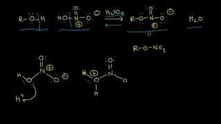 Formation of nitrate esters  Organic chemistry  Khan Academy [upl. by Ytinirt]