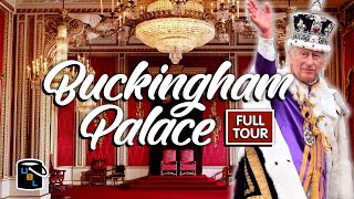 🏰 Buckingham Palace  The FULL Tour of King Charles III Royal Residence Coronation London Guide 🏰 [upl. by Eejan]