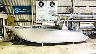 Hand Cut Aluminium Boat Build  Part 5 [upl. by Minabe50]