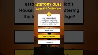 Abbasid Caliphate Quiz [upl. by Ahsikym]