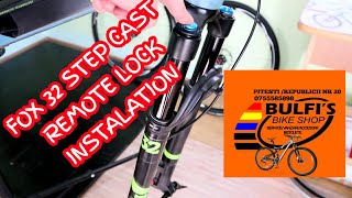 Fox step cast 32 remote lock instalationfurca fox 32 29 er [upl. by Daeriam701]