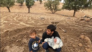 Saleh family the rain destroyed the tent house [upl. by Irahk]