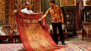 Persian Carpets in Isfahan  Tea Mage Goes to Iran [upl. by Lindemann]