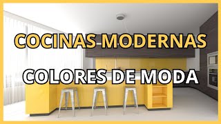 👉COLORES para COCINAS MODERNASTENDENCIA 2023 2024 TOP 15💥 [upl. by Atiseret325]