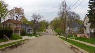 Janesville Wisconsin Around East Racine Street  April 3 2012 [upl. by Anasiul]