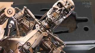 The Terminator  T800 Endoskeleton 14th scale from Hot Toys [upl. by Issirk695]