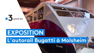 Le dernier autorail Bugatti exposé au festival Bugatti à Molsheim [upl. by Corinne992]