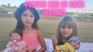 Passeio com os bebês Reborns meu bebê Reborn tá crescendo muito rápido ⏩ [upl. by Geminian]