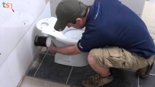 Tommys Trade Secrets  How to Install a Toilet Pan amp Cistern [upl. by Naejeillib]