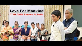 7 YO Prof Soborno Isaacs India Speech  Pune University [upl. by Athene]