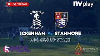 Ickenham MDL Vs Stanmore MDL  MDL GROUP STAGE [upl. by Leahplar490]