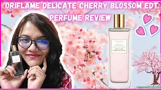 ORIFLAME DELICATE CHERRY BLOSSOM EDT PERFUME REVIEW  BEAUTYANDTHECODE  SHRIYA SAGDEO [upl. by Bridwell]