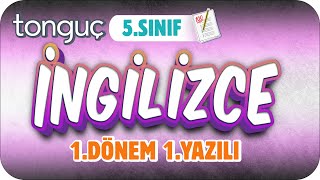 5Sınıf İngilizce 1Dönem 1Yazılıya Hazırlık 📝 2024 [upl. by Millard29]