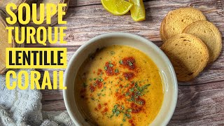 ❤️🍎MEILLEURE RECETTE DE SOUPE TURQUE LENTILLES CORAIL  RICHE EN FER [upl. by Aleakcim155]