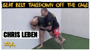 TAG Muay Thai Chris Leben  quotSeat Beltquot Takedown off the Cage [upl. by Etoile]