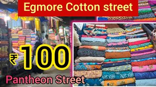 Egmore panthoen Cotton street ₹99 subhusuba dress egmore cotton [upl. by Pernell]