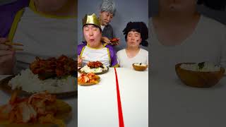 Spicy octopus shrimp sausage king crab Mukbang  TikTok Funny Videos  HUBA shorts [upl. by Ylaek613]