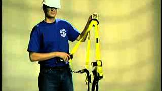 How to put on a fall protection harness by HySafe Technology [upl. by Melodie]